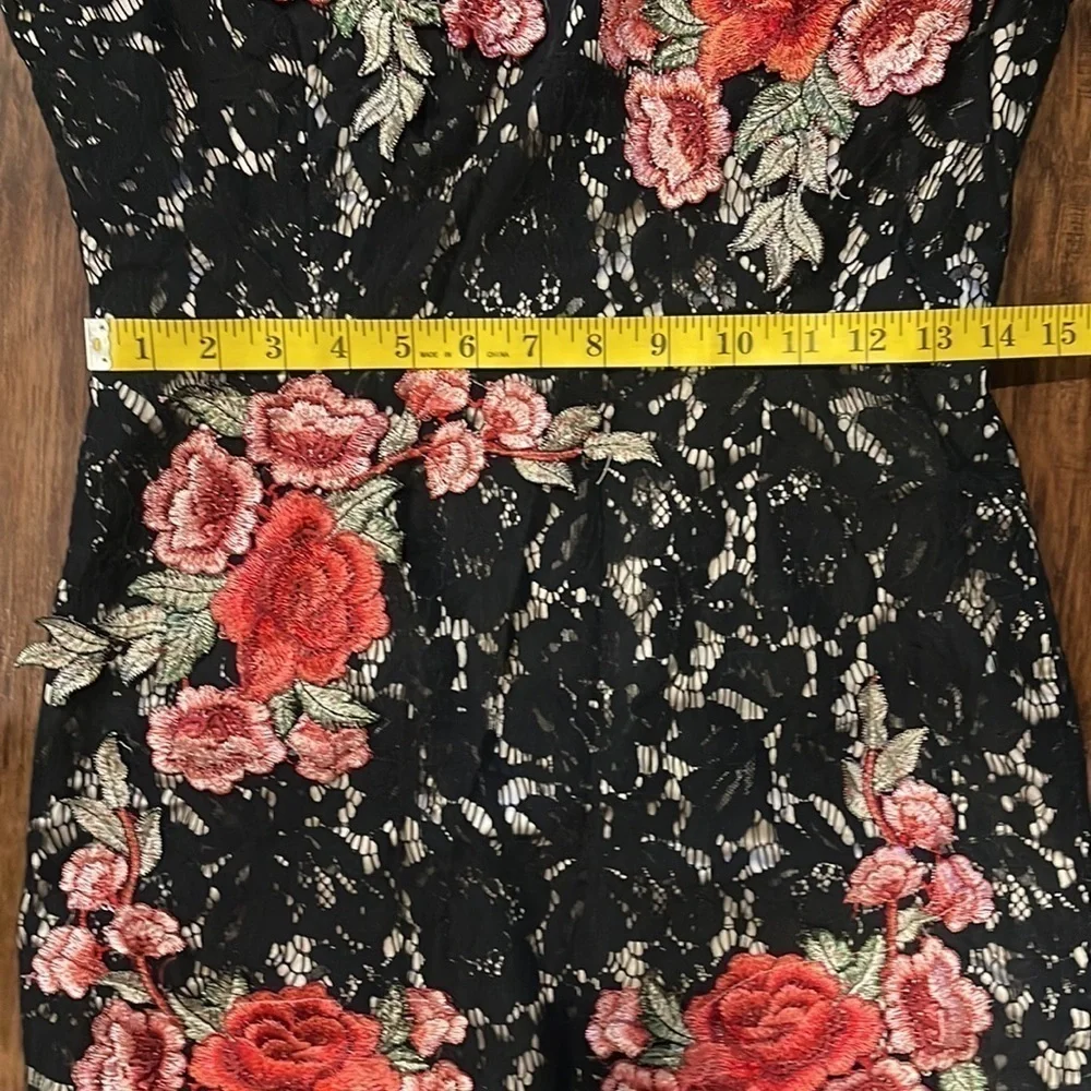 Missguided x Peace & Love Floral Lace High Neck Dress limited collection size 8 - Picture 8 of 12